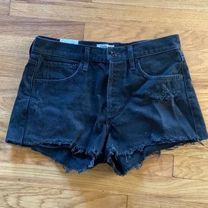 Black Agolde Parker shorts